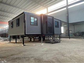 पहियों के साथ विस्तार योग्य कंटेनर हाउस